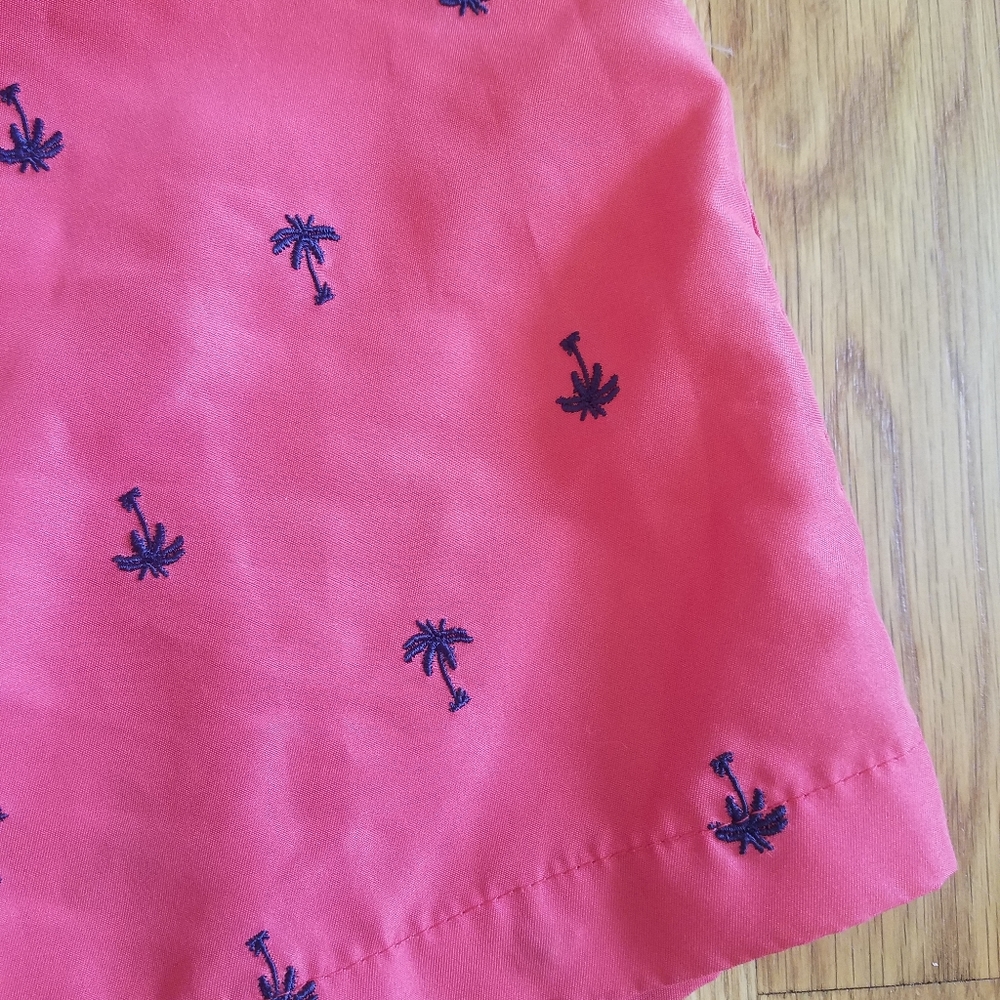 Trunks Surf & coral and navy palm tree swim trunks - Picture 2 of 5